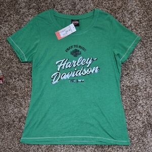 Harley-Davidson Vibrant Green Tee